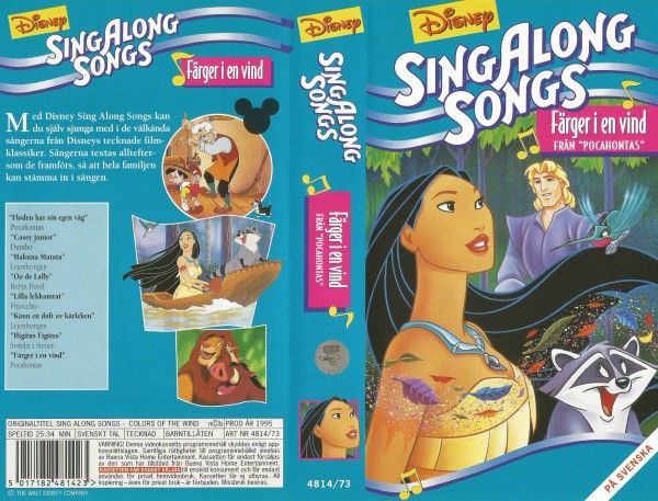 Tecknat Barn Svenska:Disney Sing Along Songs (1995 Trailer) VHSRIPPEN (Svenska) Trailer (4D)